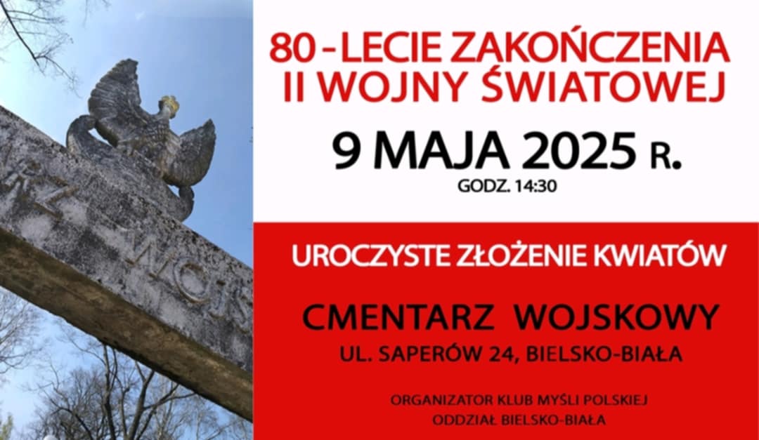 Uroczyste złożenie kwiatów w Bielsku-Białej