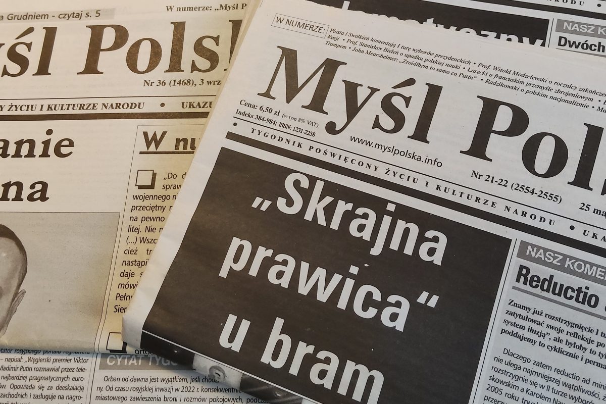 Marcin Rey przeprosił Myśl Polską Marcin Rey przeprosił Myśl Polską