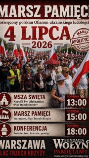 Pamiętajmy o pomordowanych przez Ukraińców