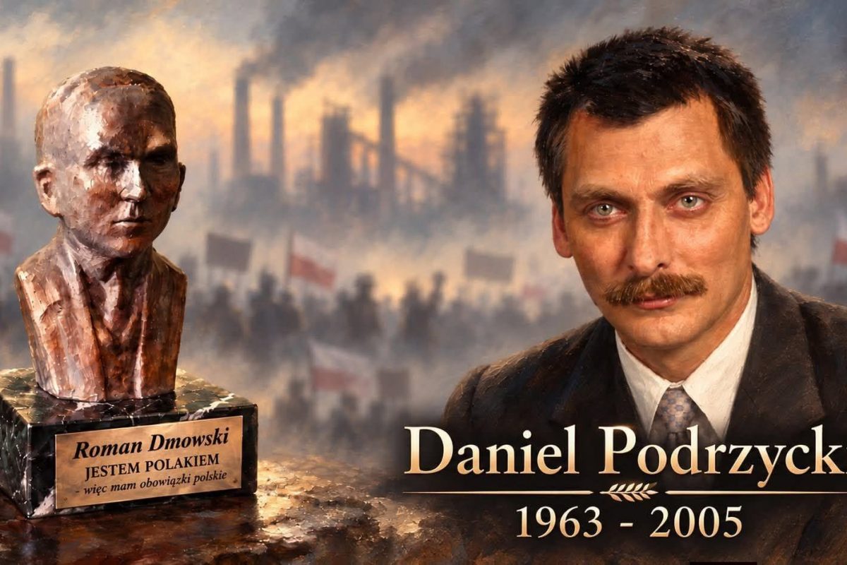 Daniel Podrzycki uhonorowany popiersiem Romana Dmowskiego Daniel Podrzycki uhonorowany popiersiem Romana Dmowskiego